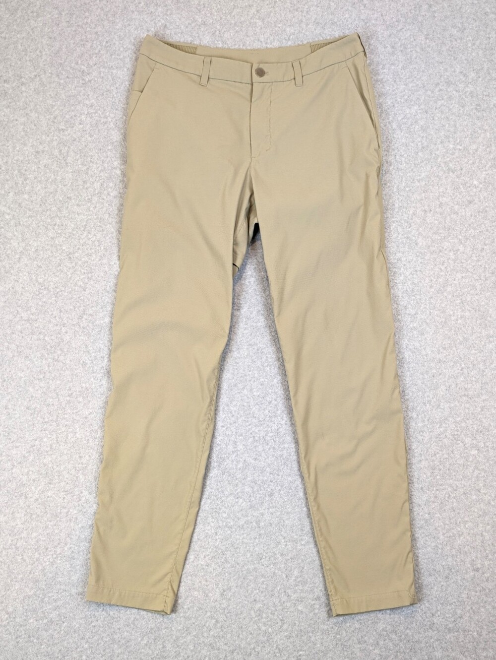 Lululemon ABC Golf Trouser Men's 32X32 Slim Khaki Performance Chino Pants M5AWXS